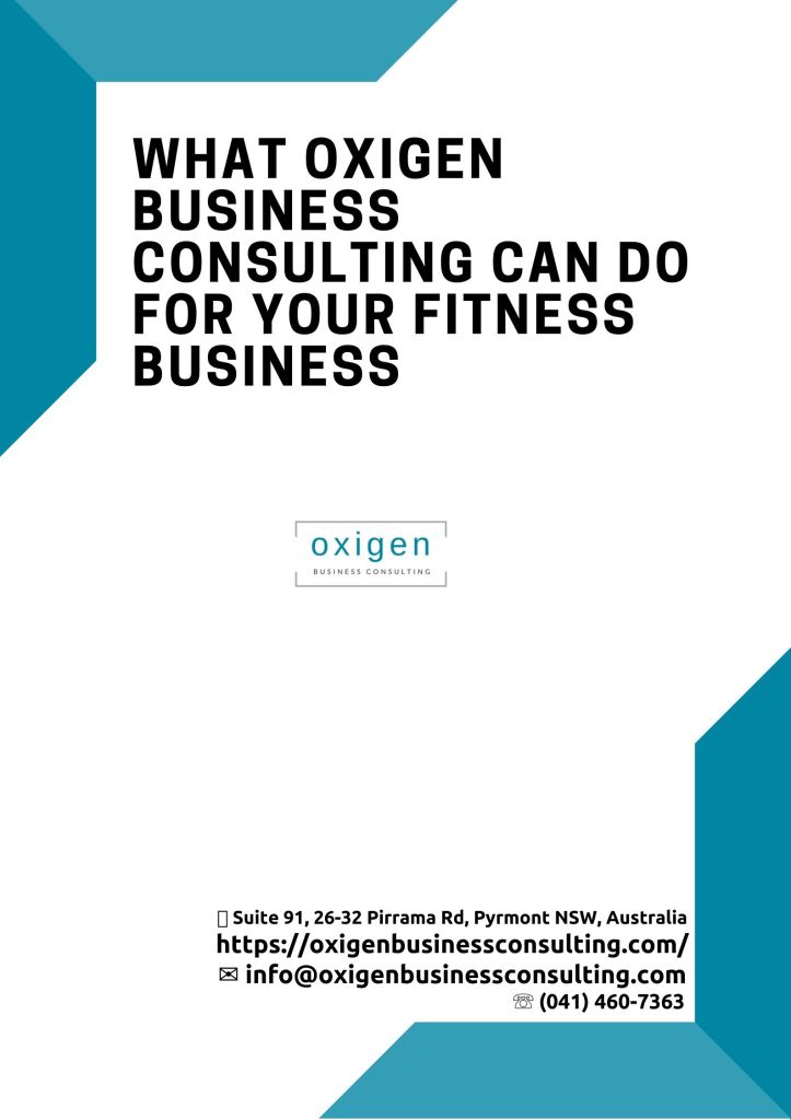 What Oxigen Business Consulting can do for your Fitness Business